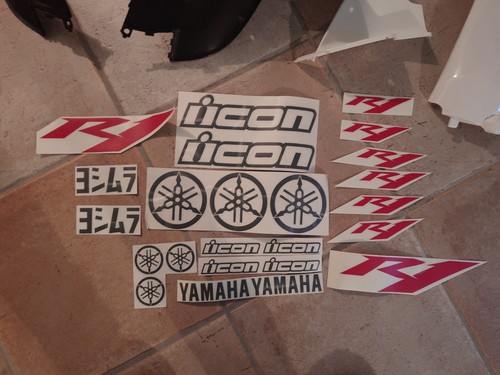 Kit adesivi yamaha - adesivi, r1