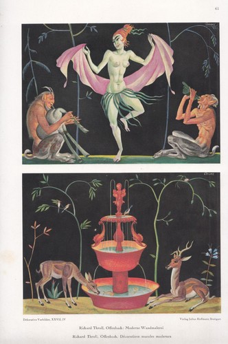 Antica stampa colori 1917 - antica,