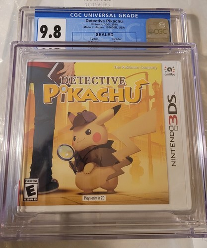 Cgc9 detective pikachu 3ds - cgc9.8,
