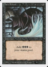 MTG DARK RITUAL PLAYED - RITO