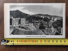 2 antiche stampe Genova 1947: lavori San Teodoro e porto Boccadasse FAI PROPOSTA