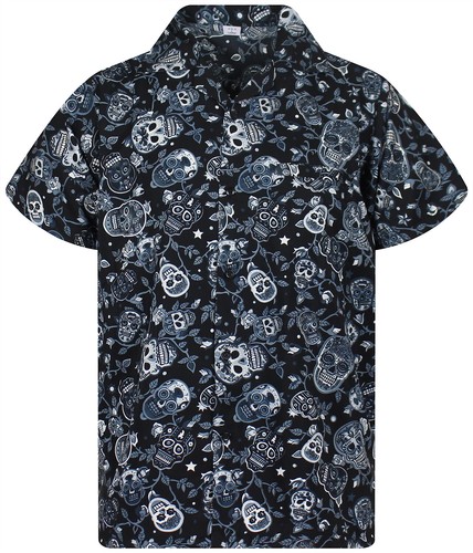 Funky camicia hawaiana - , teschio