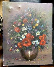 Dipinto a Olio Antico Natura