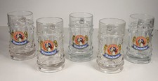 5x boccale di vetro, boccale