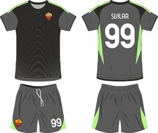 Completo Calcio Roma Port. Svilar 26 Nome Numero Personalizzabili Gratis No Reso