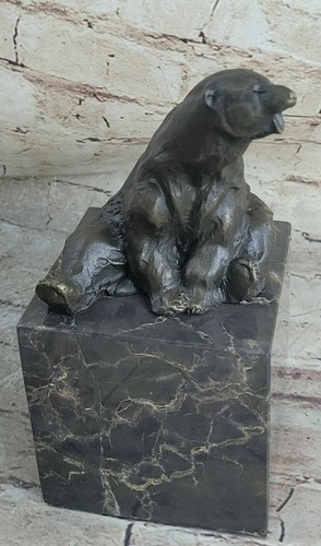 Scultura bronzo orso polare - scultura,