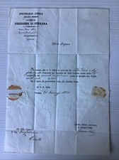 ANTICO DOCUMENTO LETTERA