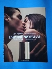 RITAGLIO DI GIORNALE PUBBLICITA' EMPORIO ARMANI PROFUMO DA COLLEZIONE - (151)