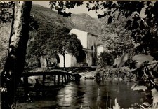 145788D VECCHIA CARTOLINA DI POLCENIGO SANTUARIO DELLA SANTISSIMA