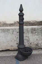 FONTANA IN GHISA MODELLO MINARETO SENZA RUBINETTO ALTA H 124 CM