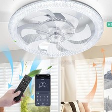 Plafoniera LED con ventilatore