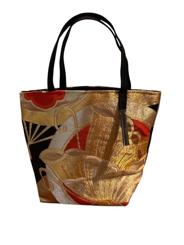 Borsa kimono obi tote upcycled