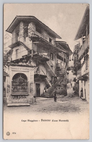 Cartolina baveno piemonte - baveno,
