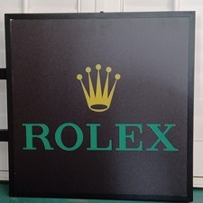 Rolex wall light box - wall,