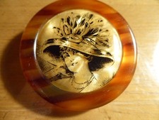 Rara spilla rotonda Lea Stein