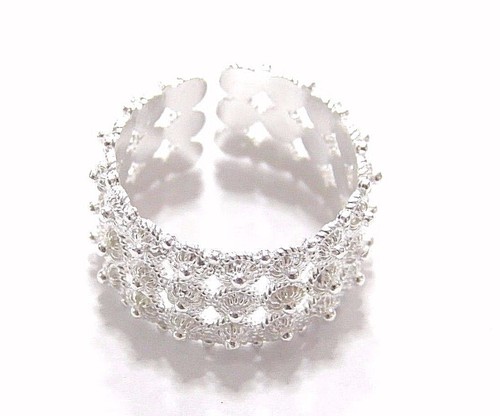 Anello fascia bottoni fede - anello,