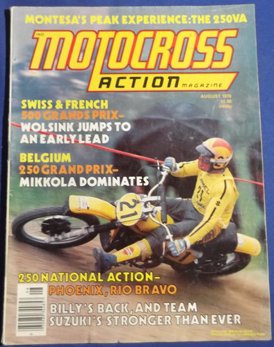 Motocross action magazine - magazine-, aug