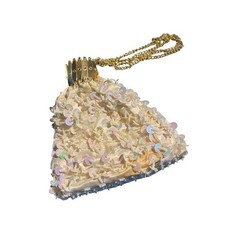 Borsa mendicanti bianca con