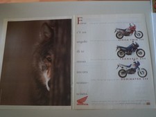 advertising Pubblicità 1994 HONDA XRV AFRICA TWIN 750/TRANSALP 600/DOMINATOR 650