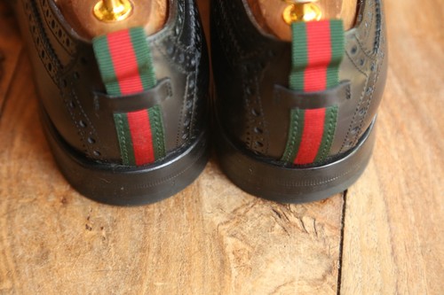 Gucci scarpe nere pelle - scarpe,