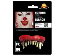 Dentiera denti clown pagliaccio cattivo mostro