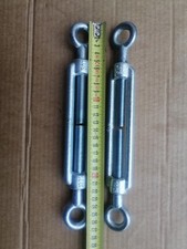 TENDITORE TIRANTE IN ACCIAIO ZINCATO PER FUNE. FILETT. M14 2 PEZZI