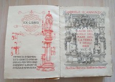 Annunzio prima edizione - d'annunzio,