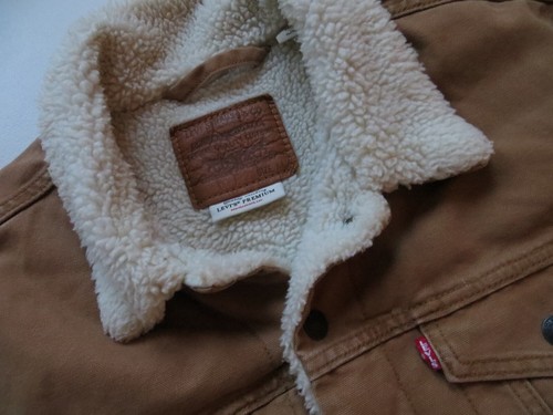 Giacca jeans levi sherpa - giacca,