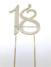 Cake Topper Numero Oro 120mm