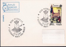 chess schach ajedrez echecs scacchi - 1984.9 Potenza cancel 23.9 on white cover