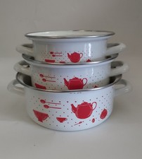 SET 3 PENTOLE Smaltate