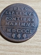 Vatican Pope Pius VII 2 Coins