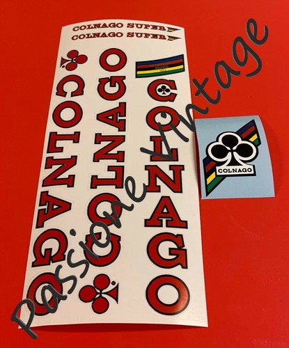 Colnago super grafica rossa - super,