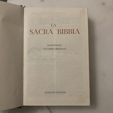 LA SACRA BIBBIA Antico e Nuovo Testamento Paoline 1962