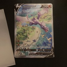 Pokémon TCG Aerodactyl v 180/196 Lost Origin Alt Art Holo Rare pack fresh