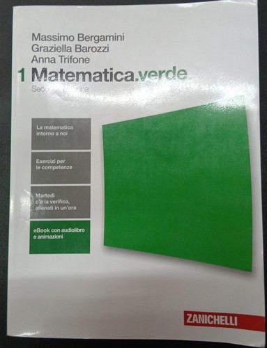 Matematica verde vol 1 - verde,