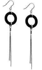 Orecchini argento 925 anelli