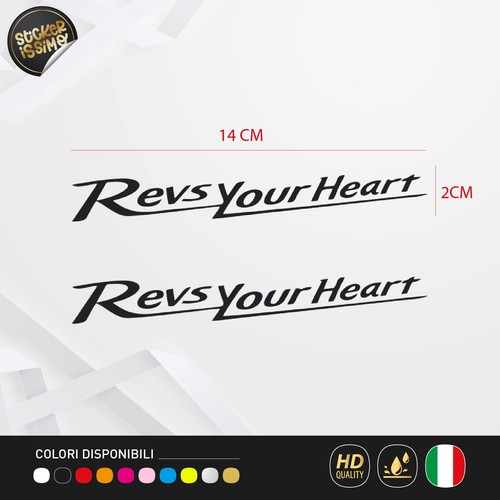 Kit adesivi revs your heart - 2,