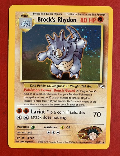 Lotto carte pokemon brock - lotto, brock's