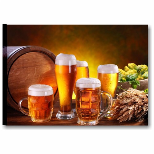 Birra quadro moderno 70x50 - quadro,