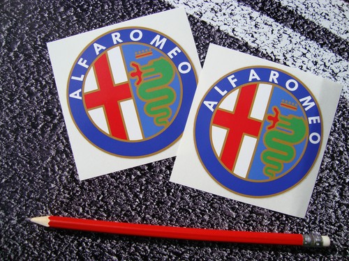 Adesivi alfa romeo 9cm brera - romeo,