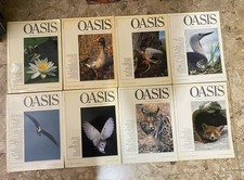 Lotto 8 riviste OASIS anni ’80/’90 Natura Ecologia Fotografia vintage