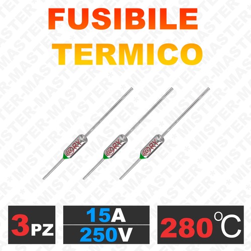 Fusibile termico assiale 280 - assiale,