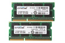 Crucial 8 GB 2 X 4 GB RAM 2RX8