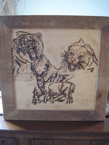Arte rustica della cabina - arte,