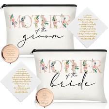 Confezione 6 Sacchetti Cosmetici Mamma Della Sposa Regalo Mamma Della Sposa Trucco Matrimonio