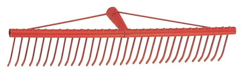 Rastrello denti piatti in - a,