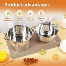 Set di pentole a bagnomaria