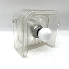 Lampada da parete Jet di Makio Hasuike per Guzzini, anni '70 trasparente