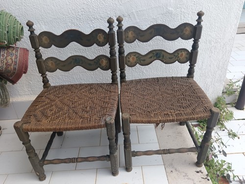 Coppia sedie antiche - di,